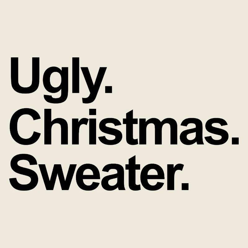 Pull de Noël moche