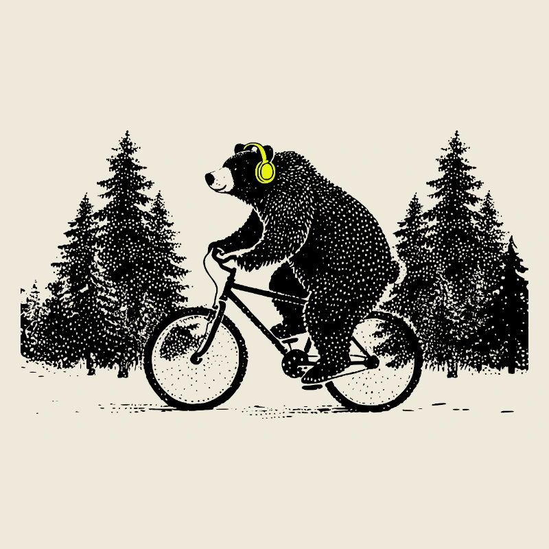 Radelnder Bär