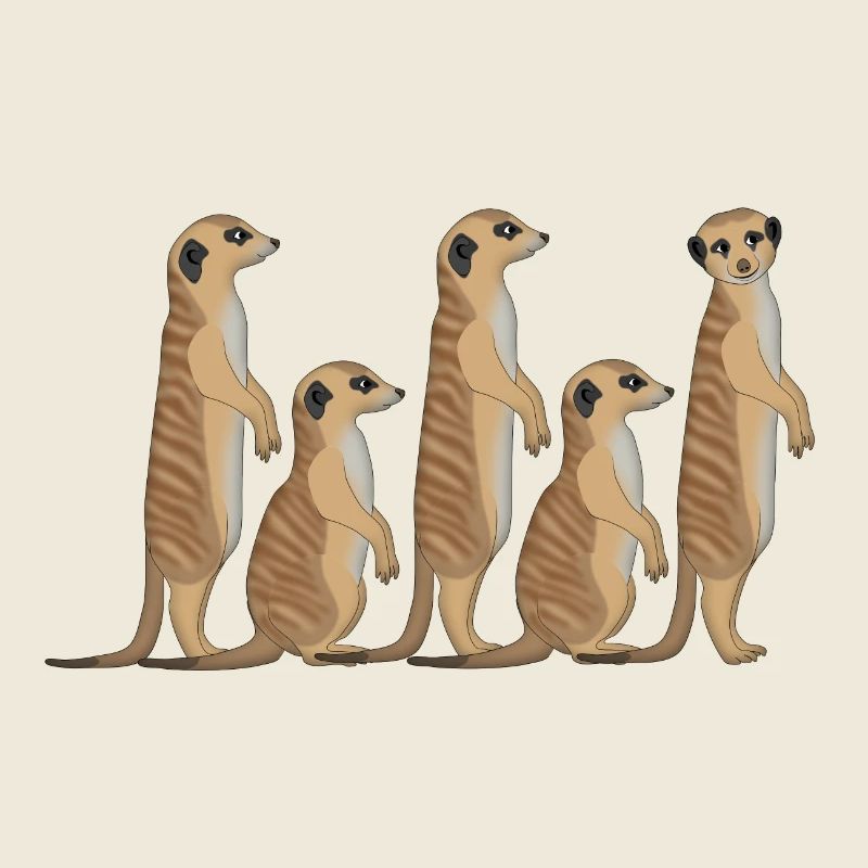 Erdmännchen Reihe