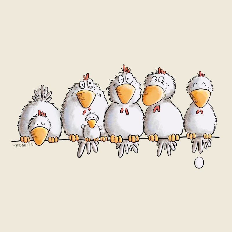 Chickens on the Chicken Pole I Chicken Comic