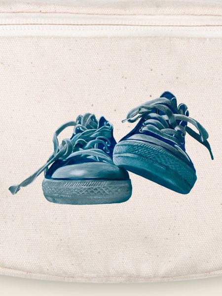 Blue sneaker design