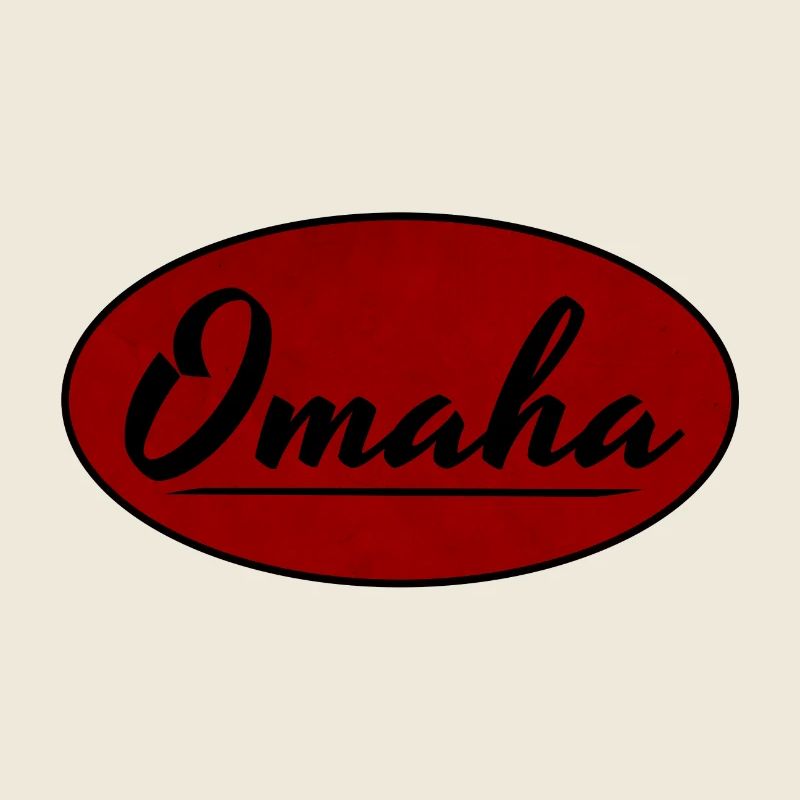 Omaha Vintage Script Logo