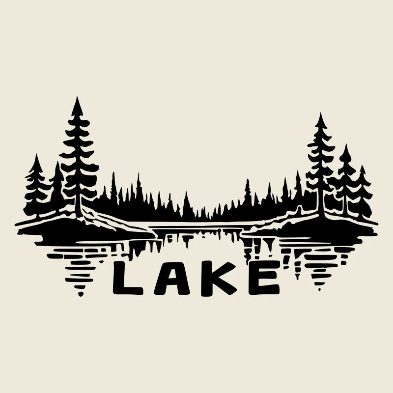 Lake Reflection [Black]