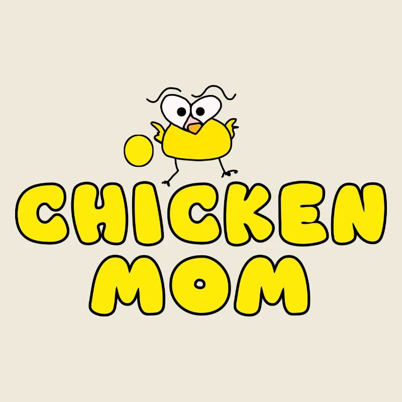 Poulet maman jaune