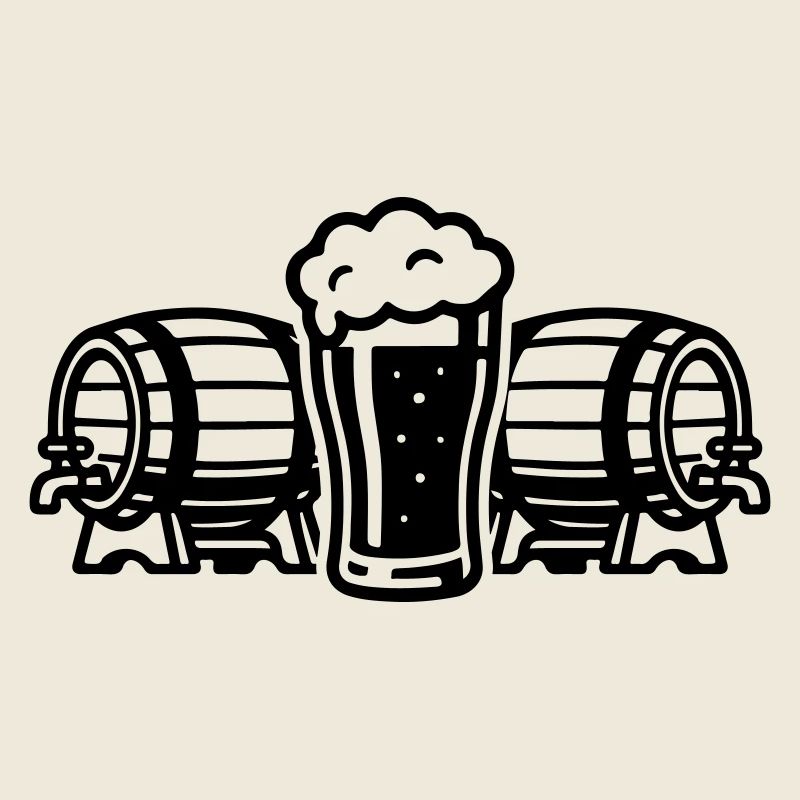 Bière Baril de bière Verre à bière