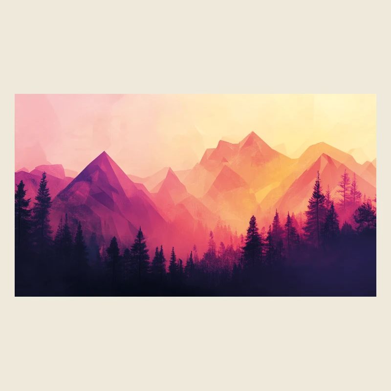montagnes forestières