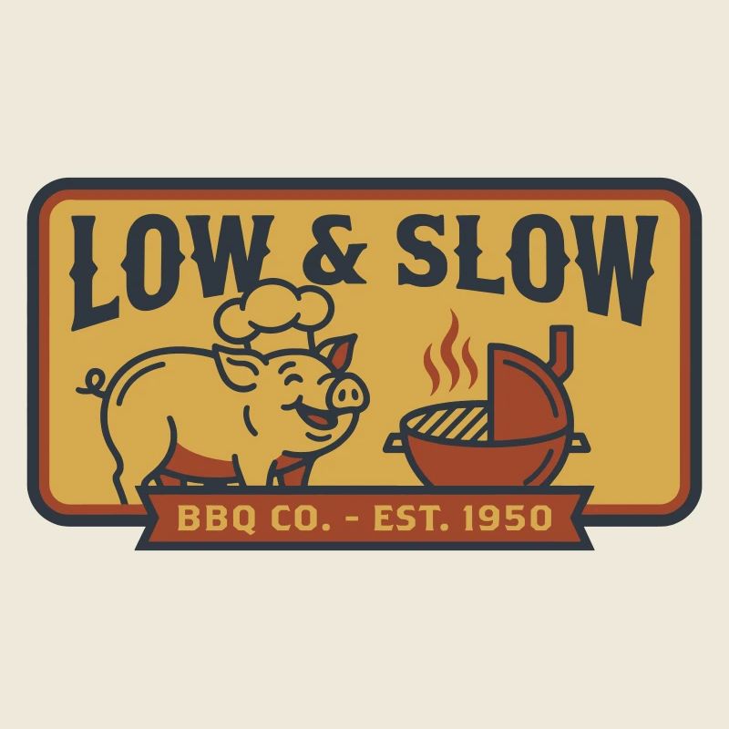 Slow and Gentle Cooking Pig Pitmaster Barbecue