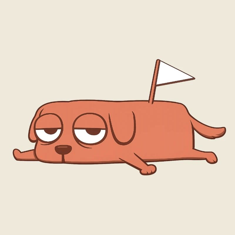 Funny Lazy Dog - Done - Moodmals