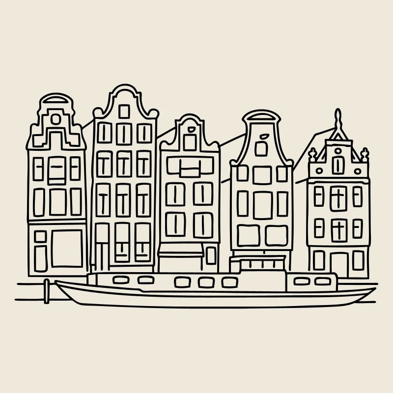 Amsterdam Grachtenhäuser