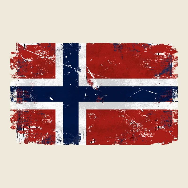 Norway Vintage Flag