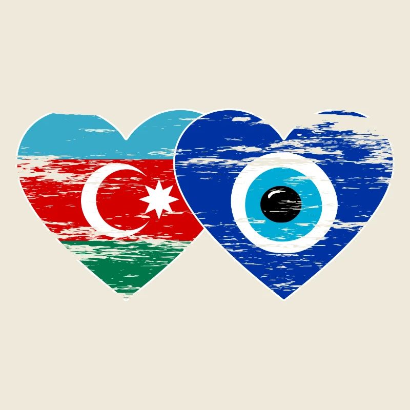 Aserbaidschan Nazarperle Flagge used