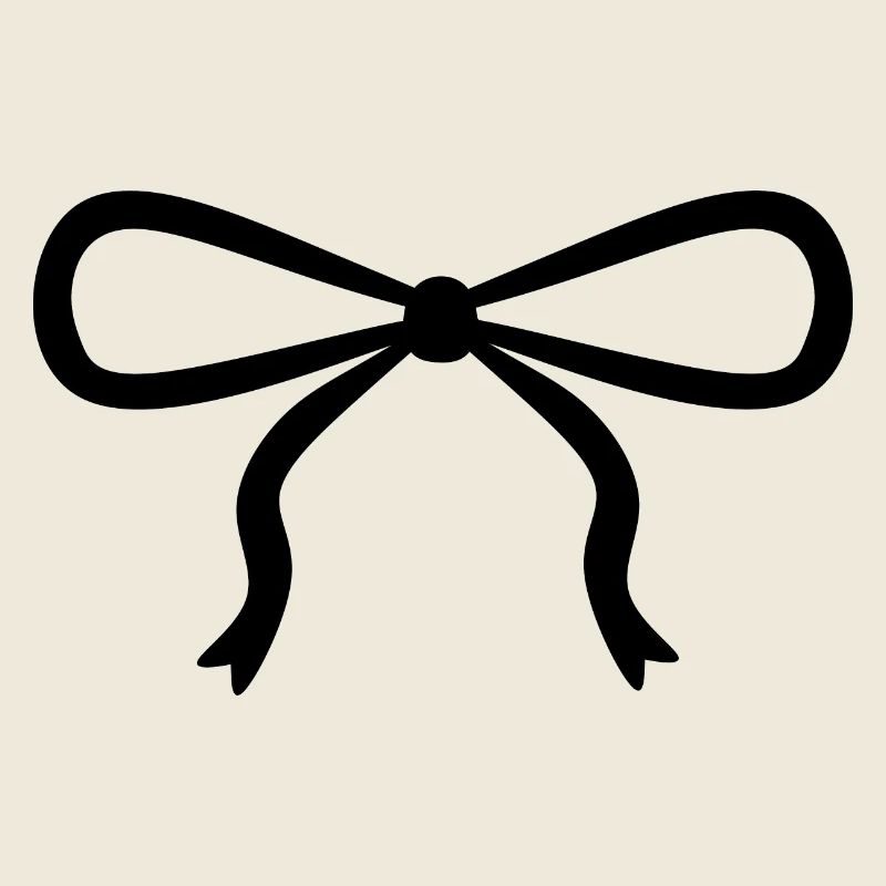 black bow