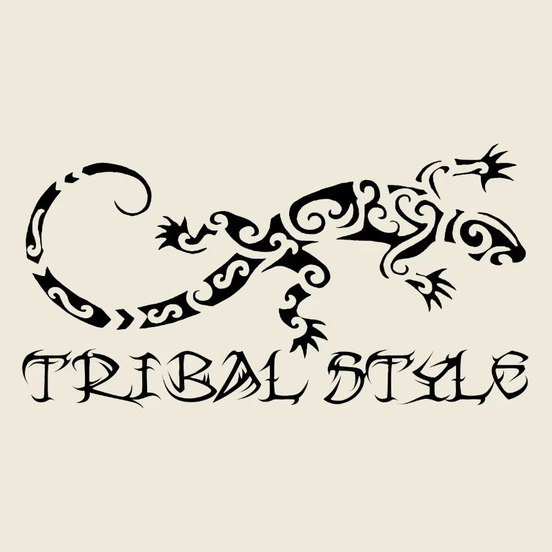 Polynesische schwarze Eidechse