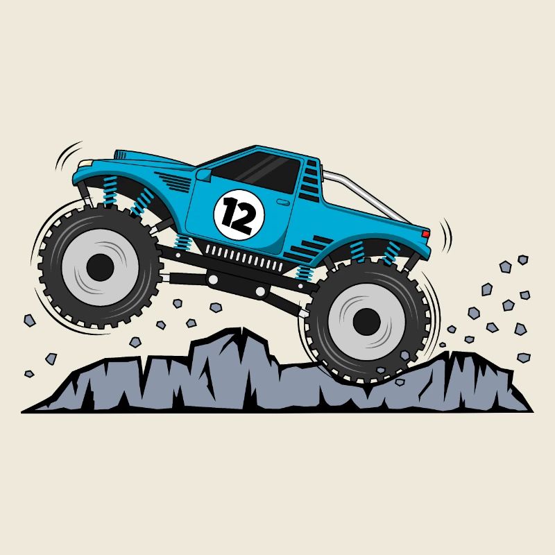 Monstertruck Geburtstag 12 Turkis
