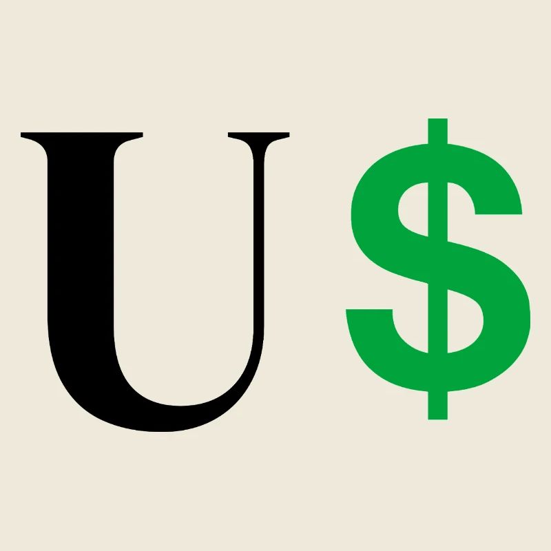 Buchstabe u Dollar