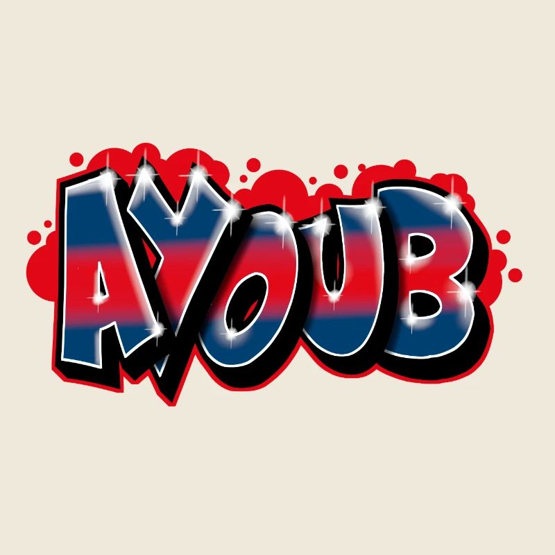 Graffiti Vorname AYOUB