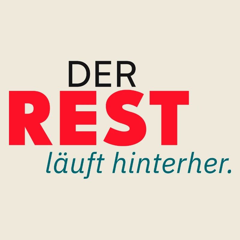 Der Rest läuft hinterher.