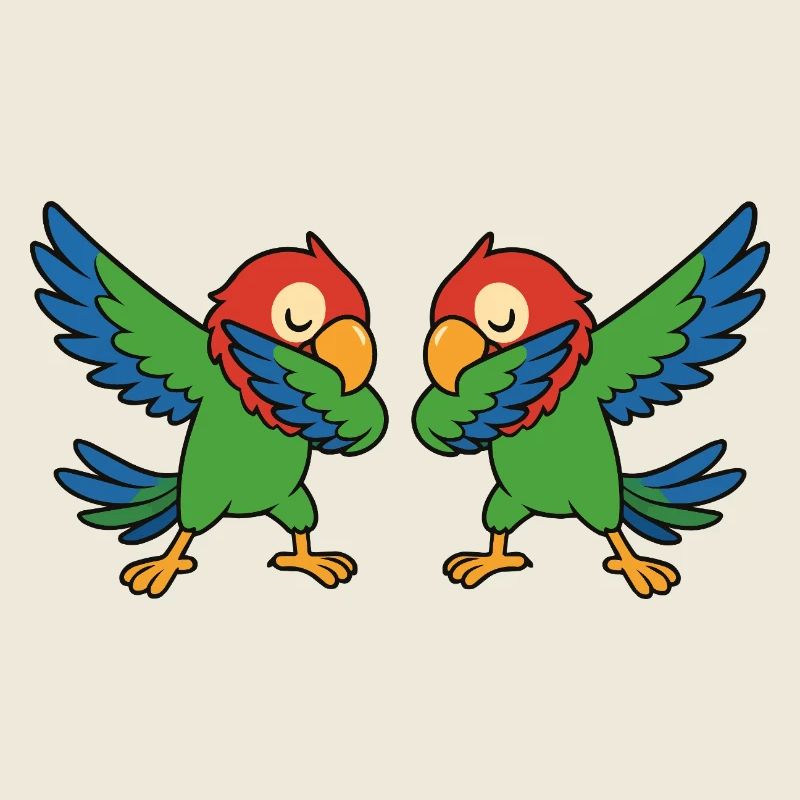 Bande dessinée Parrot Dabbing
