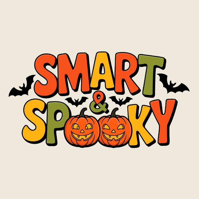 Design d’Halloween intelligent et effrayant