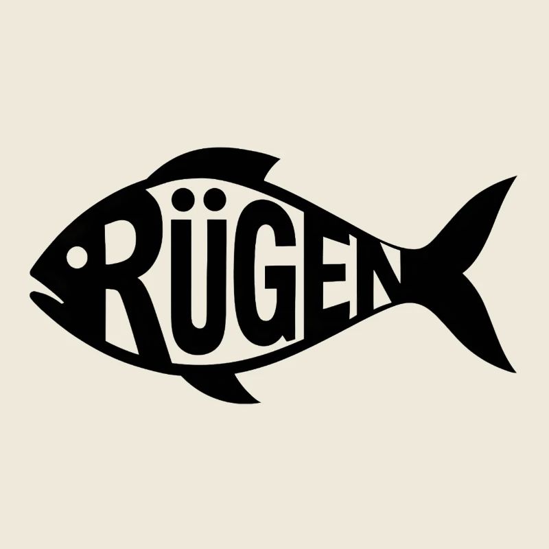 Silhouette du poisson de Rügen