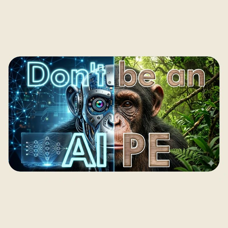 Don't Be an Ape: KI Kontrast