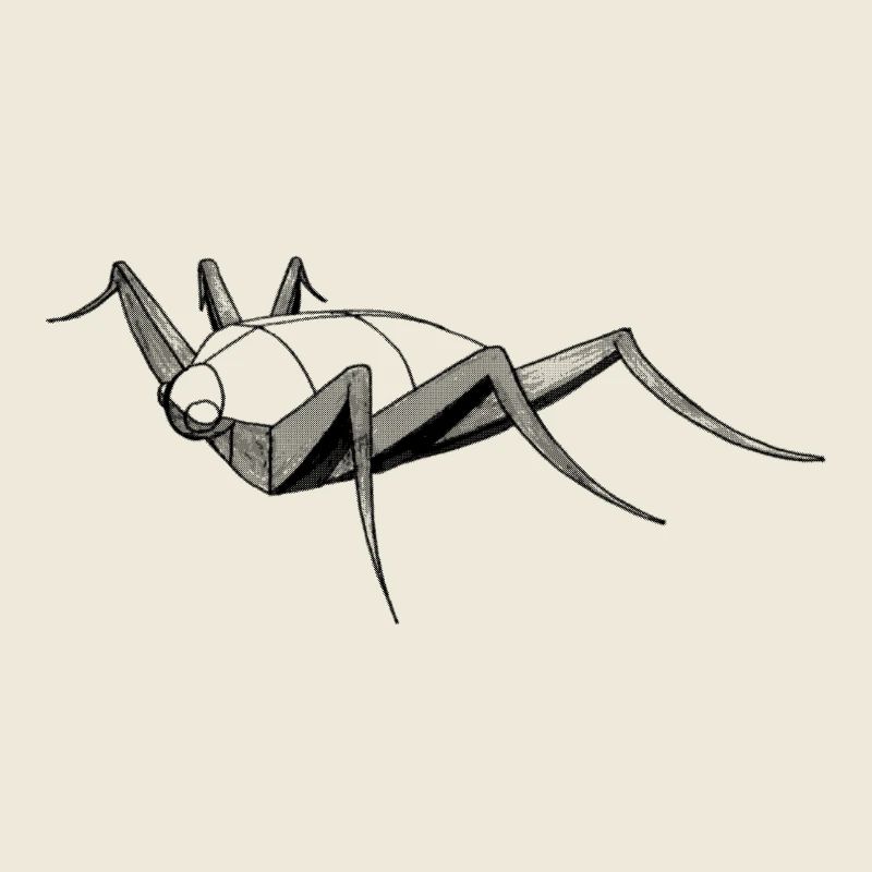 Insect bug bug drawing sketch construction