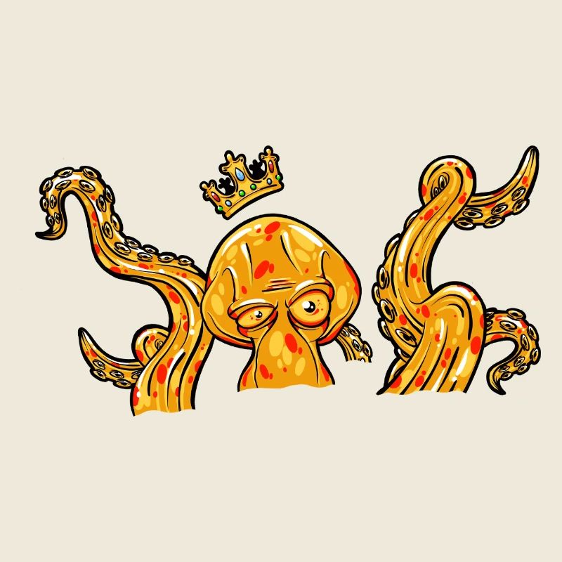 Octopus Octopus Squid King