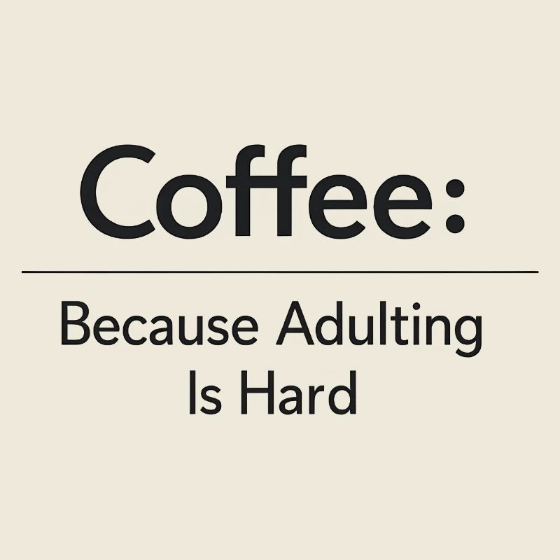 Coffee because murder is wrong