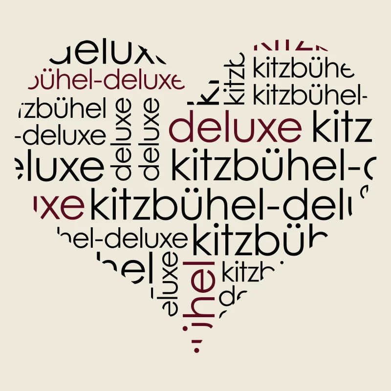 Kitzbühel Deluxe Herz Motiv