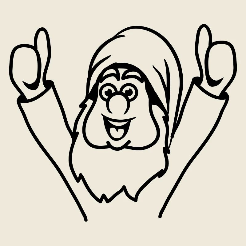 Dwarf thumbs up happy