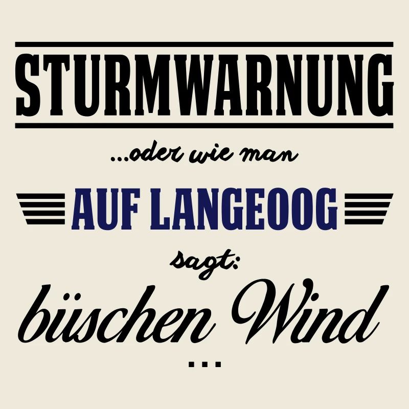 Sturmwarnung Langeoog - büschen Wind