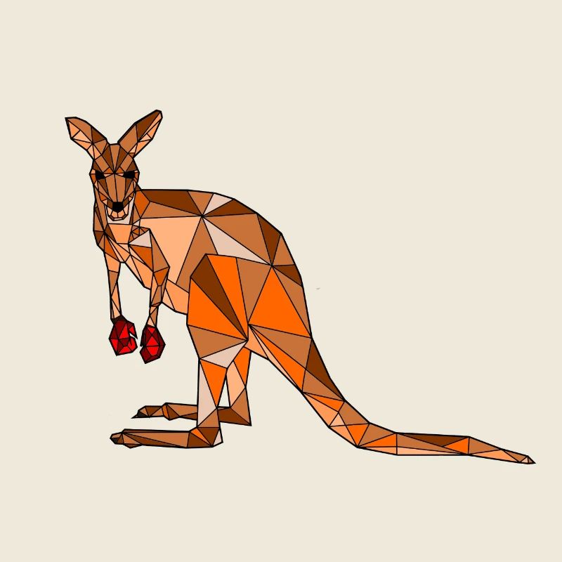 Kangourou blanc
