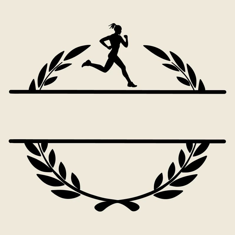 Logo transparent de couronne de laurier