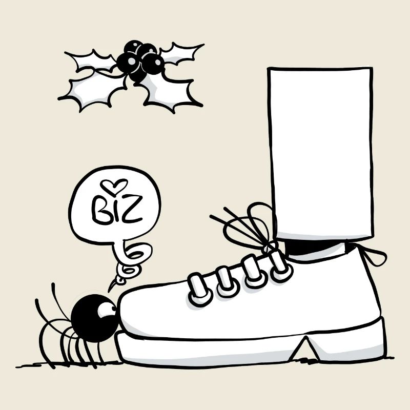 Beth l'araignée - le bisou sous le gui