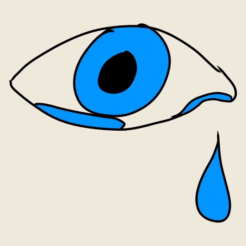 Cri de larme oculaire