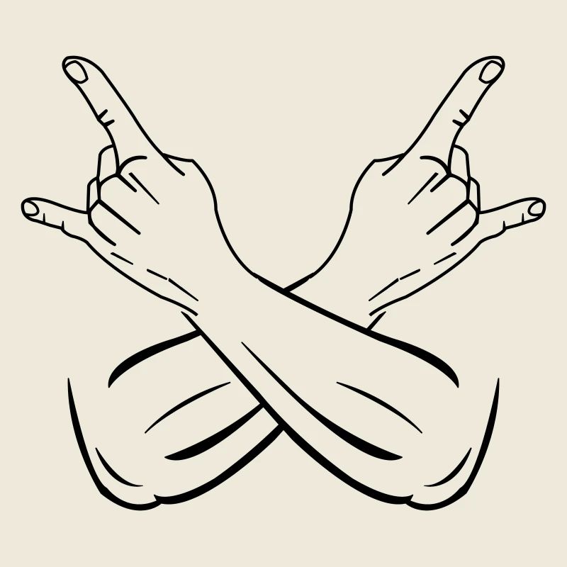 cool hands symbol