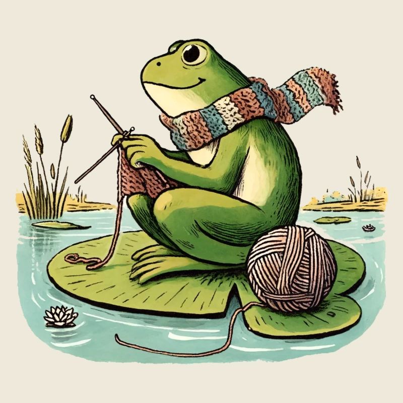 Strickfrosch