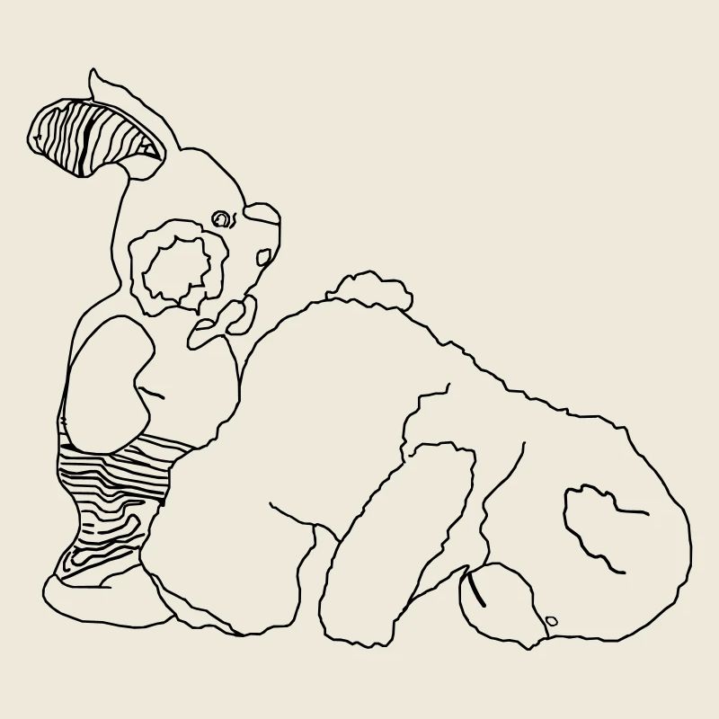 Teddybär Hase
