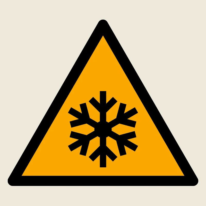 Glacé | Flocon de neige en triangle