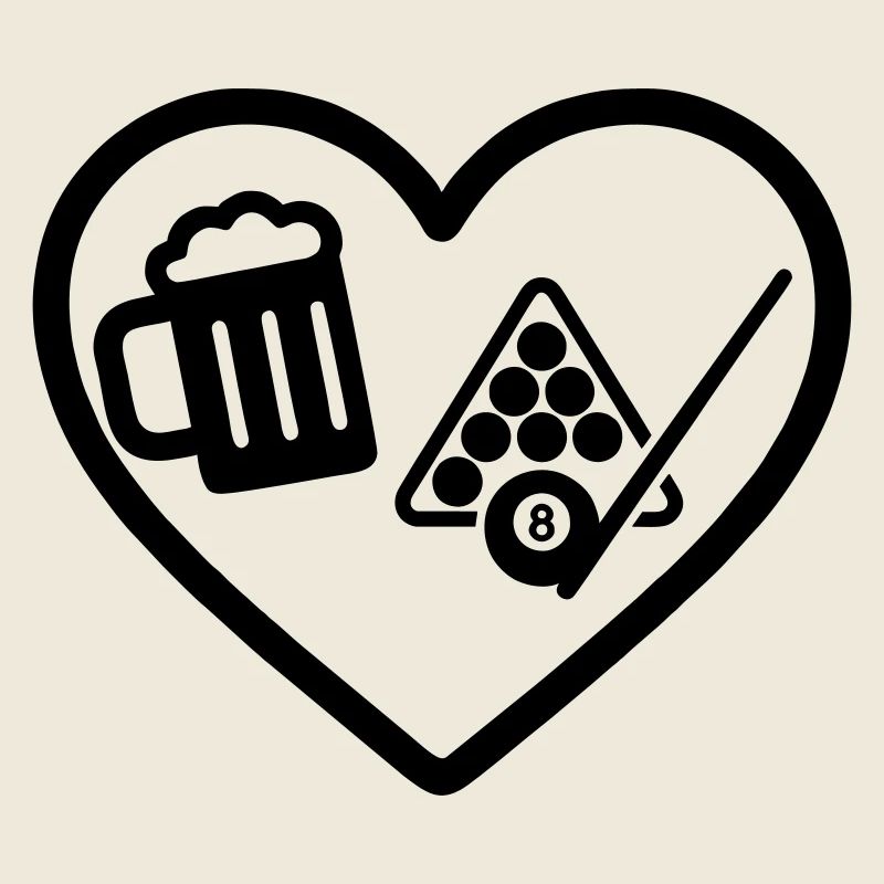 Bière de billard Heart