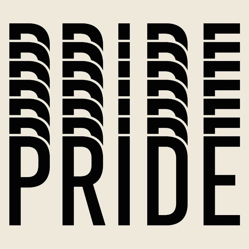 Pride Typography Contrast Pattern