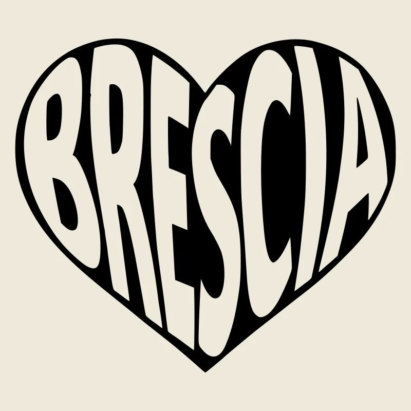 Typographie du cœur de Brescia