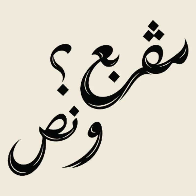 مڤربع؟ و نص | Tunisian Arabic Typography