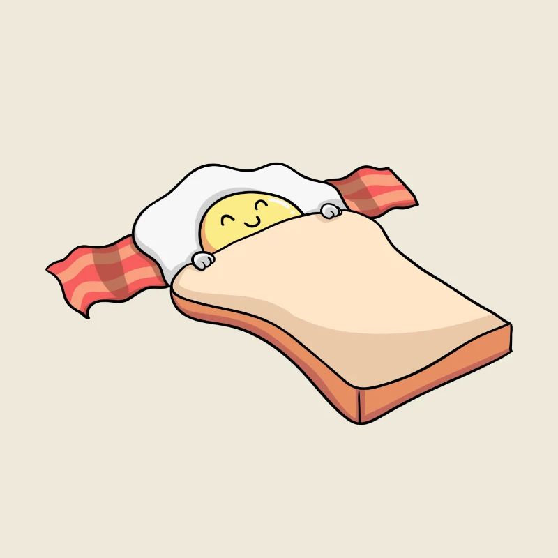 Breakfast - Frühstück - Bacon - Toast - Ei