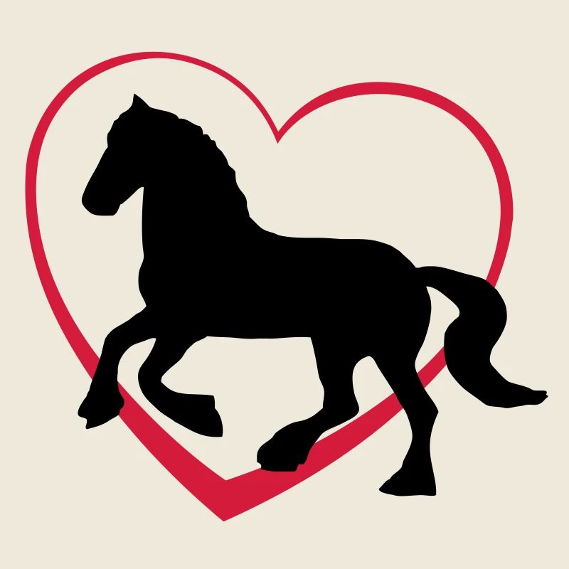 Pferd mit Herz