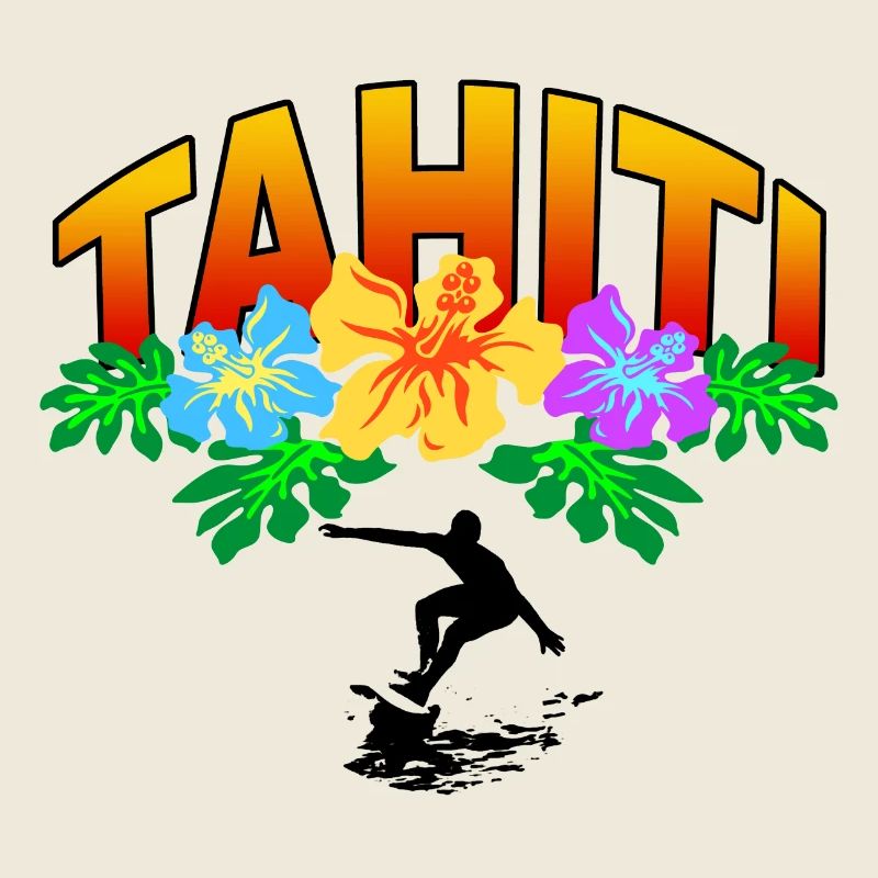 tahiti surfing