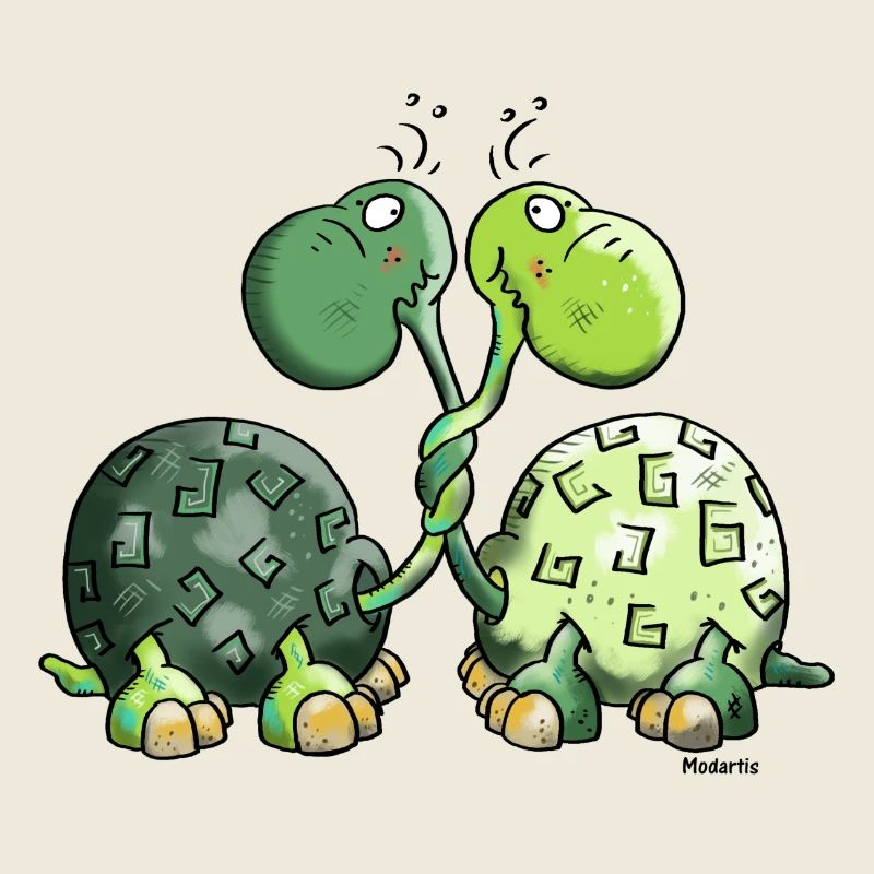 Süße Schildkröten - Schildkröte