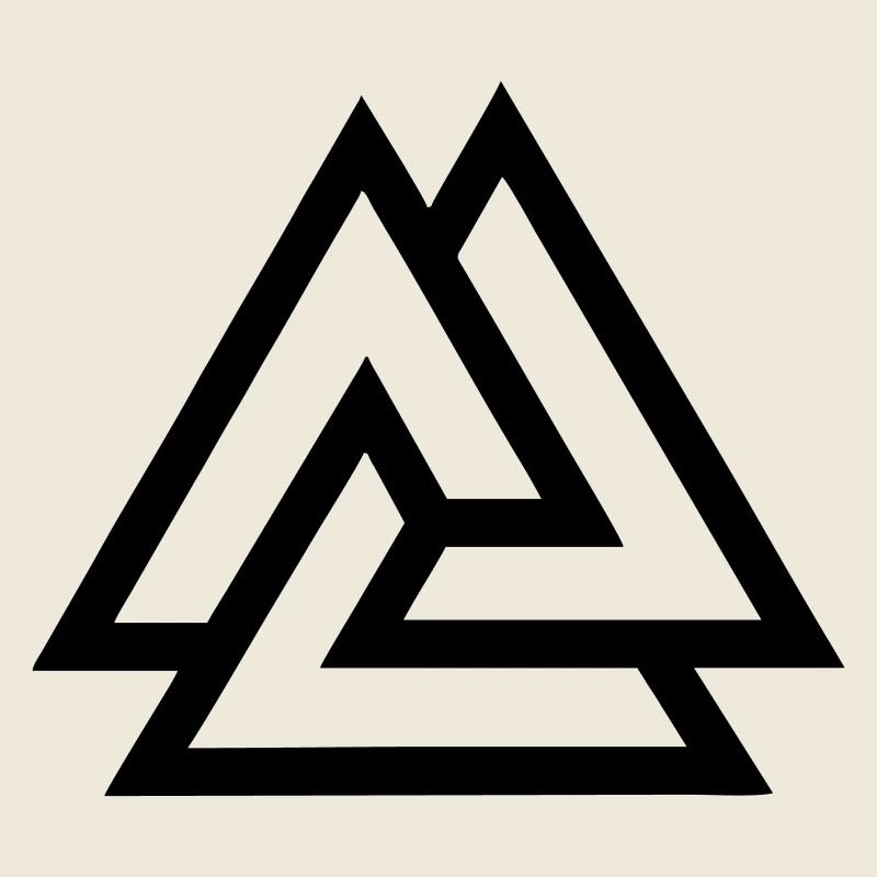 Nœud valknut tombé au combat