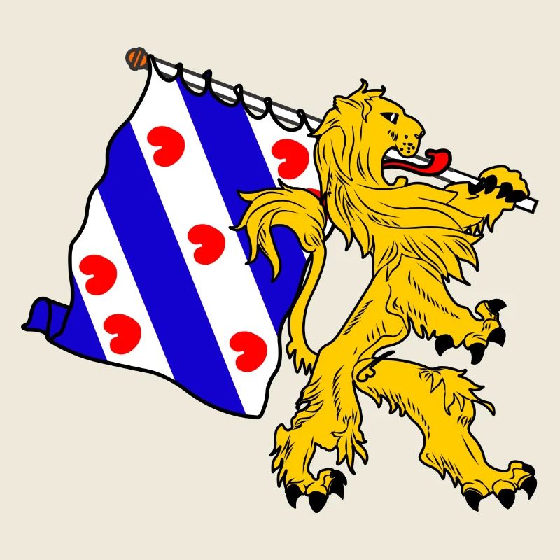 Lion with Friesevlag