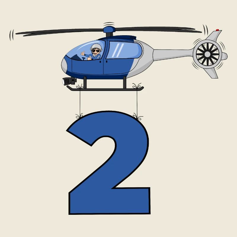 Hélicoptère 2ème anniversaire